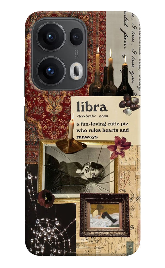 Libra Zodiac Oppo Reno13 Pro 5G Hard Case Back Cover by Casekaro