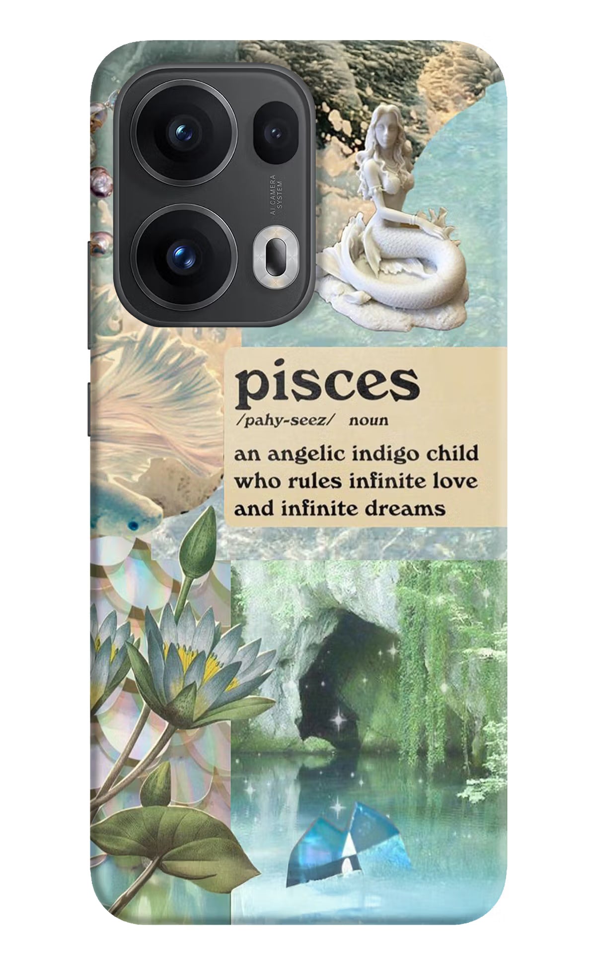 Pisces Zodiac Oppo Reno13 Pro 5G Hard Case Back Cover by Casekaro
