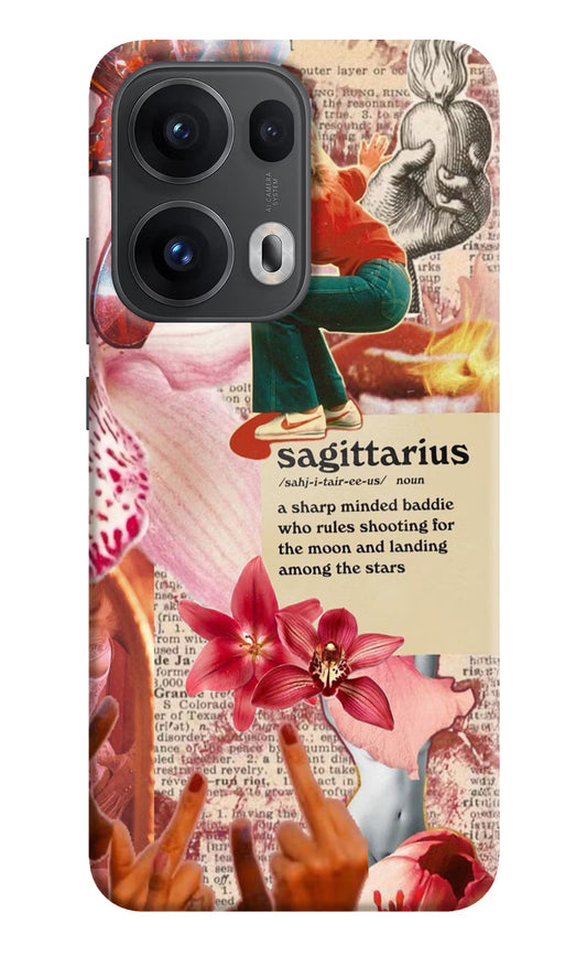 Sagittarius Zodiac Oppo Reno13 Pro 5G Hard Case Back Cover by Casekaro