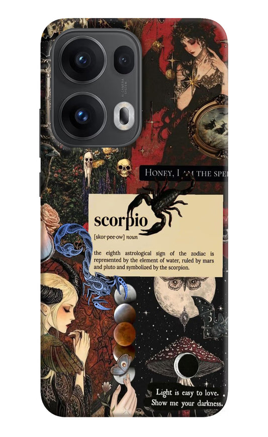 Scorpio Zodiac Oppo Reno13 Pro 5G Hard Case Back Cover by Casekaro