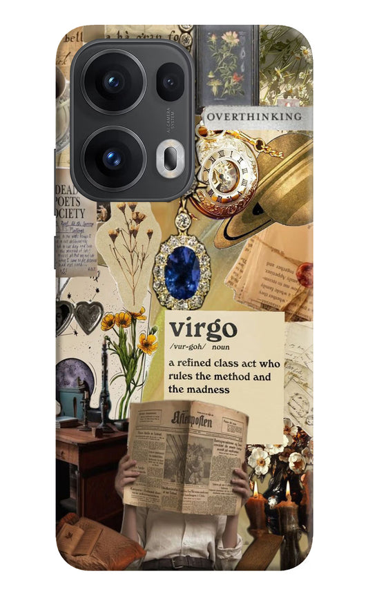 Virgo Zodiac Oppo Reno13 Pro 5G Hard Case Back Cover by Casekaro