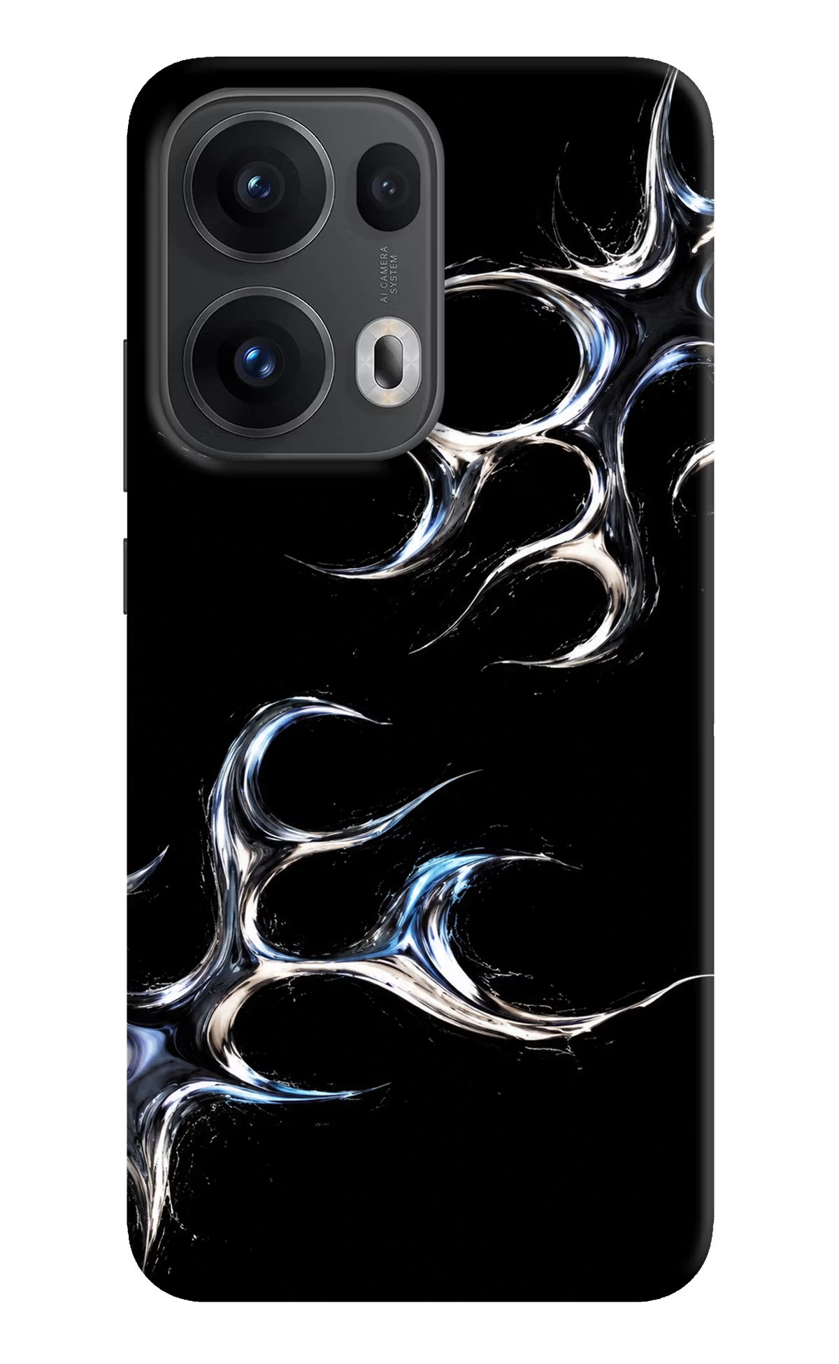 Chrome Tribal Oppo Reno13 Pro 5G Hard Case Back Cover by Casekaro