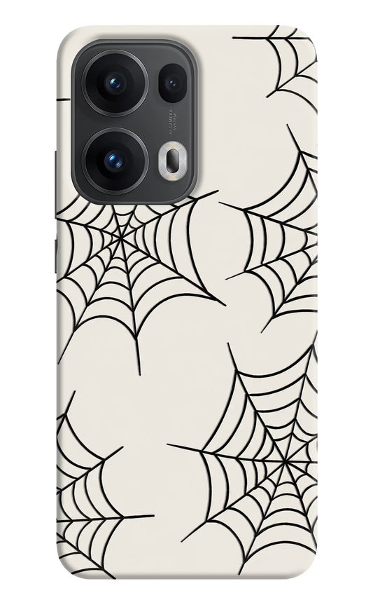 Spider Web Oppo Reno13 Pro 5G Hard Case Back Cover by Casekaro