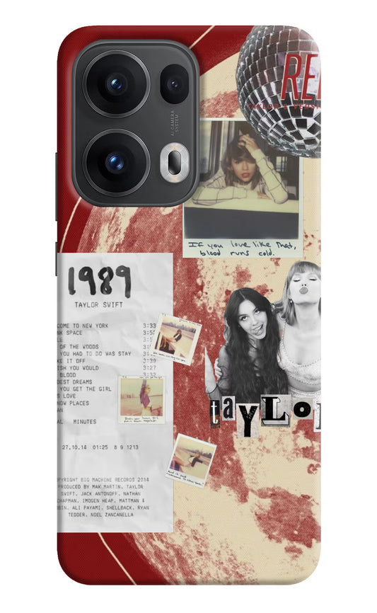 Taylor Swift Oppo Reno13 Pro 5G Hard Case Back Cover by Casekaro