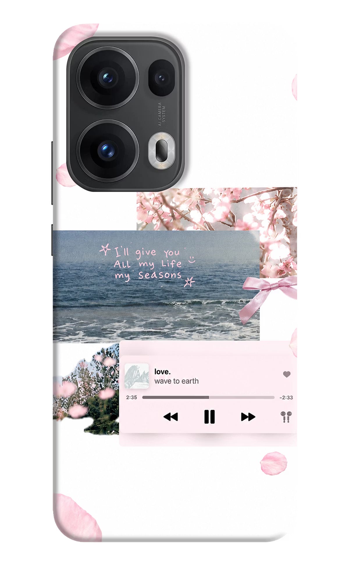 Wave to earth Oppo Reno13 Pro 5G Back Cover