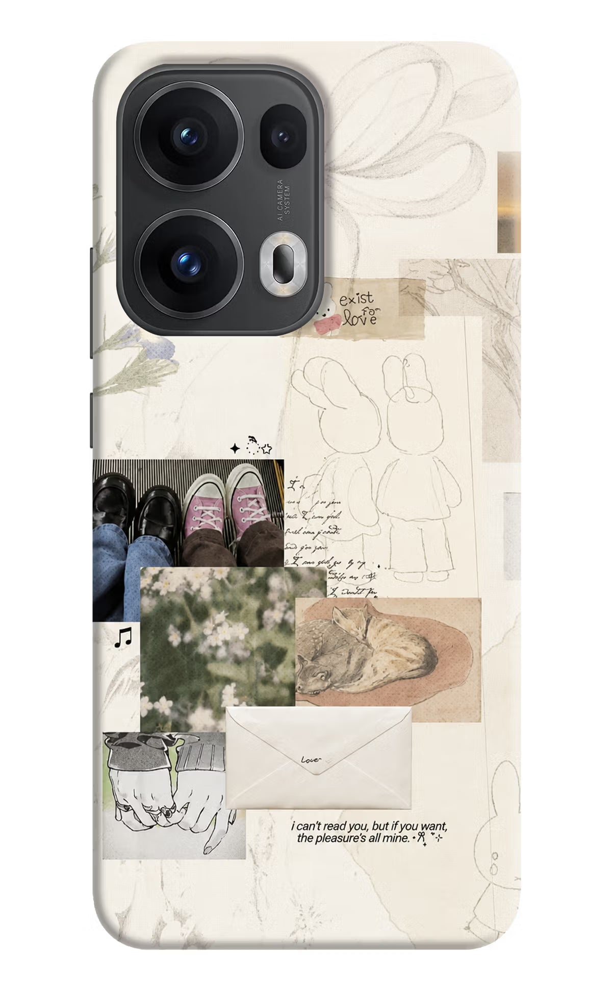 Soft Aesthetic Oppo Reno13 Pro 5G Back Cover