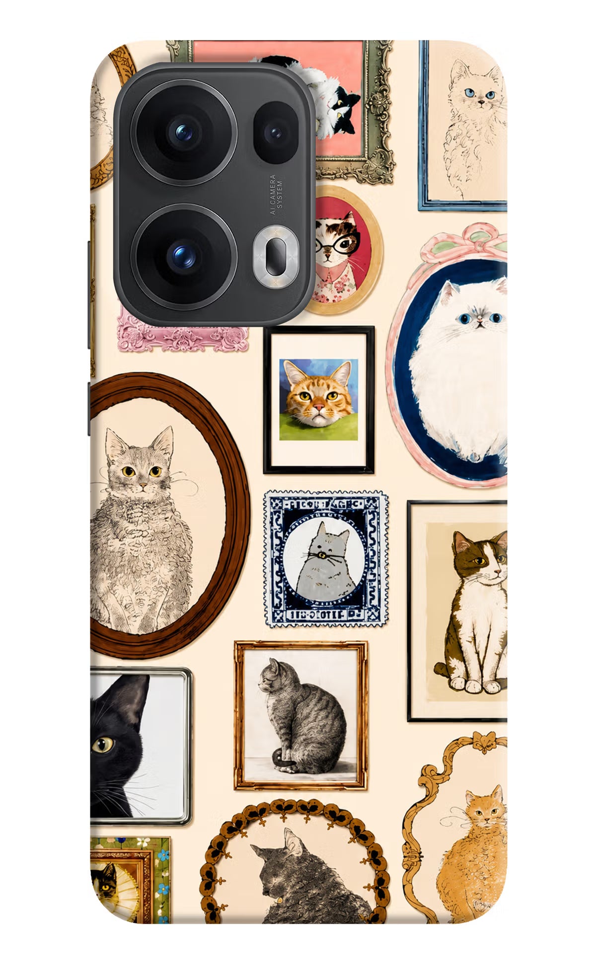 Mirror Cats Oppo Reno13 Pro 5G Back Cover