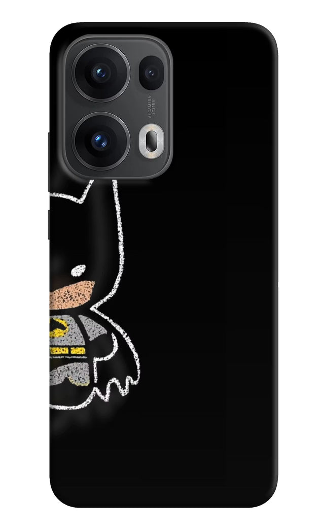 Bat Kitty Oppo Reno13 Pro 5G Hard Case Back Cover by Casekaro