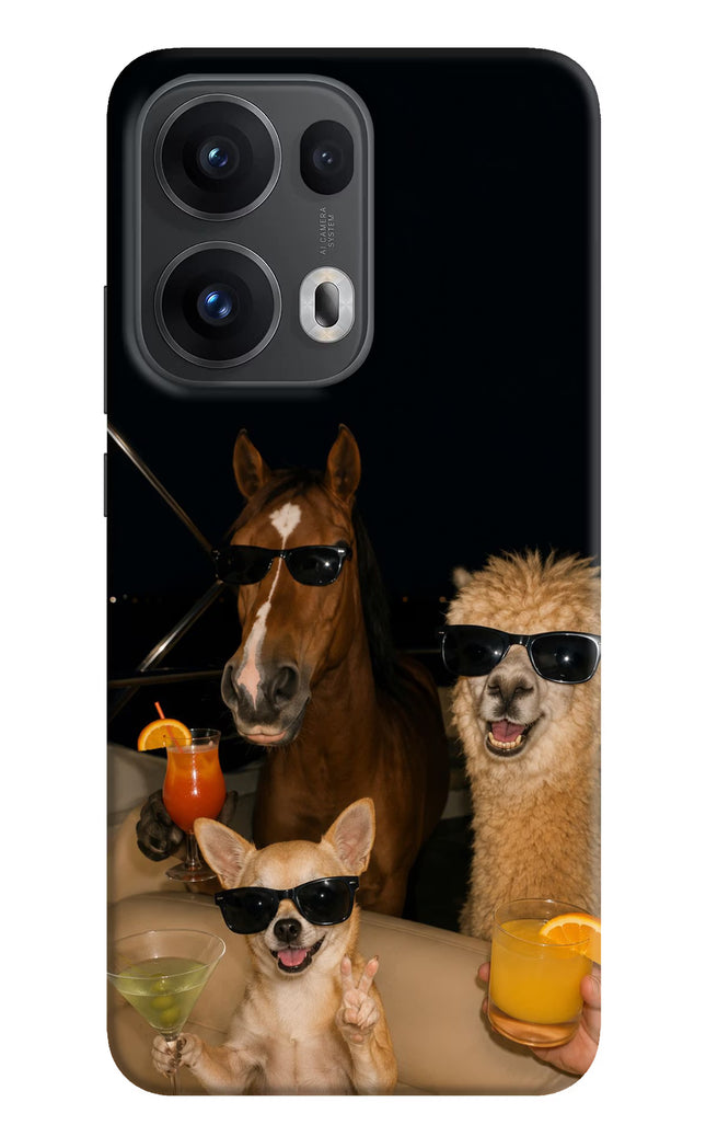 Party Squad Oppo Reno13 Pro 5G Hard Case Back Cover by Casekaro