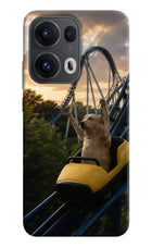 Rollercoaster Dog Oppo Reno13 Pro 5G Hard Case Back Cover by Casekaro