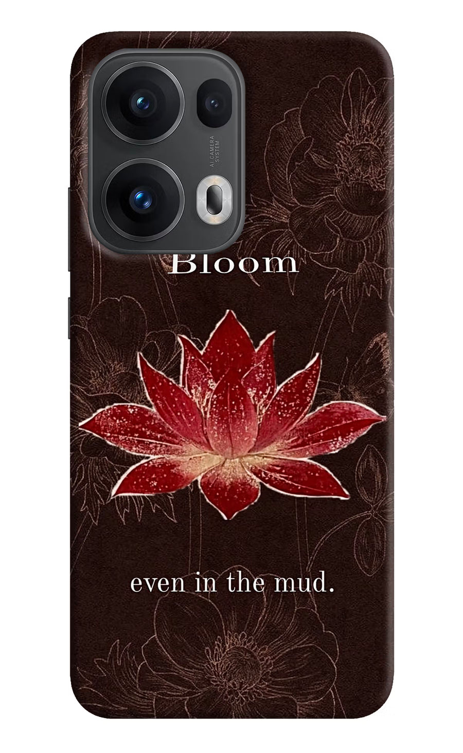 Bloom Oppo Reno13 Pro 5G Back Cover, Hard case