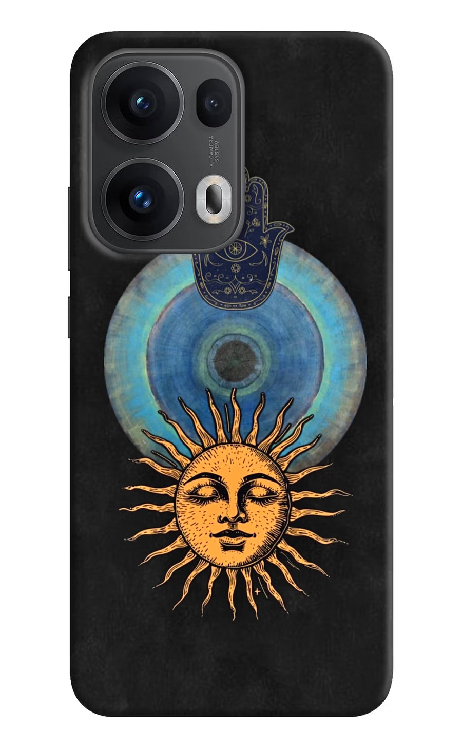 Divine Sun Oppo Reno13 Pro 5G Back Cover, Hard case