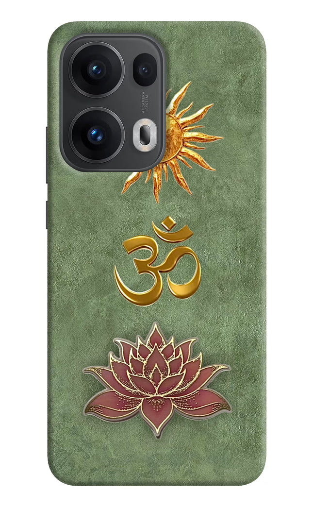 Om & Lotus Oppo Reno13 Pro 5G Back Cover