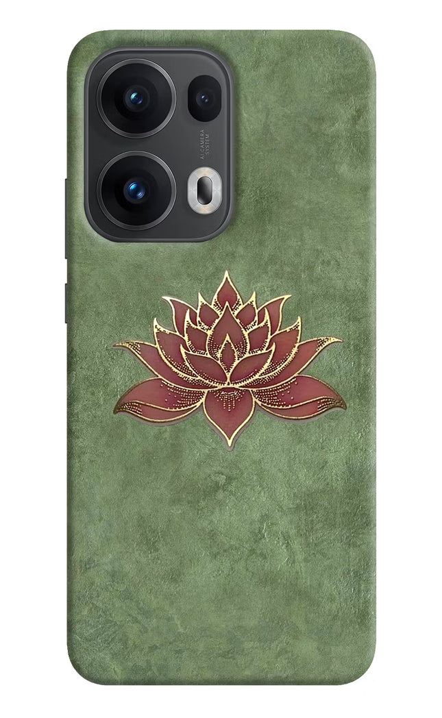 Lotus Grace Oppo Reno13 Pro 5G Hard Case Back Cover by Casekaro