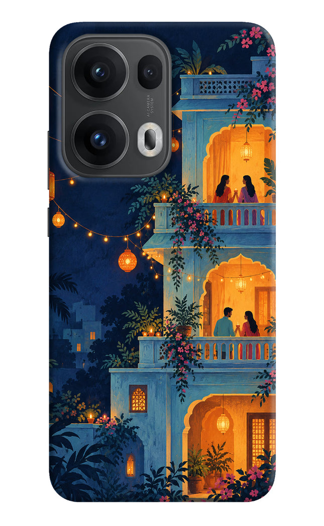 Balcony Glow Oppo Reno13 Pro 5G Hard Case Back Cover by Casekaro