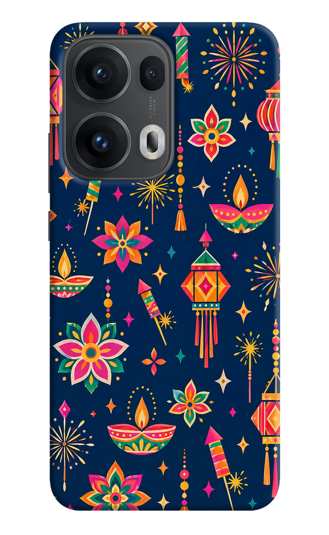 Festive Pop Oppo Reno13 Pro 5G Hard Case Back Cover by Casekaro