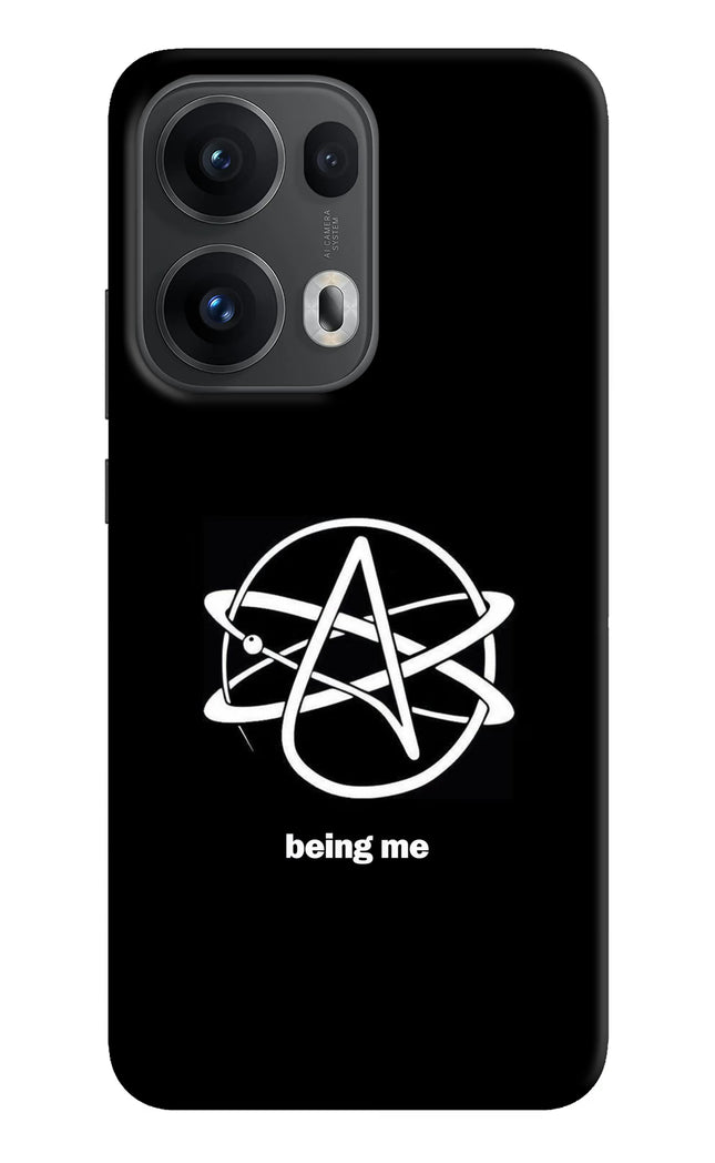 Atheist Symbol Oppo Reno13 Pro 5G Hard Case Back Cover by Casekaro