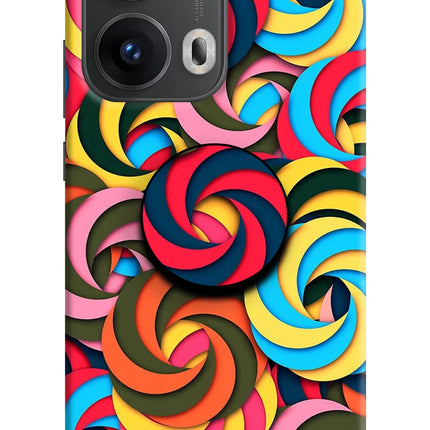 Spiral Pattern Oppo Reno13 Pro 5G Pop Case by Casekaro