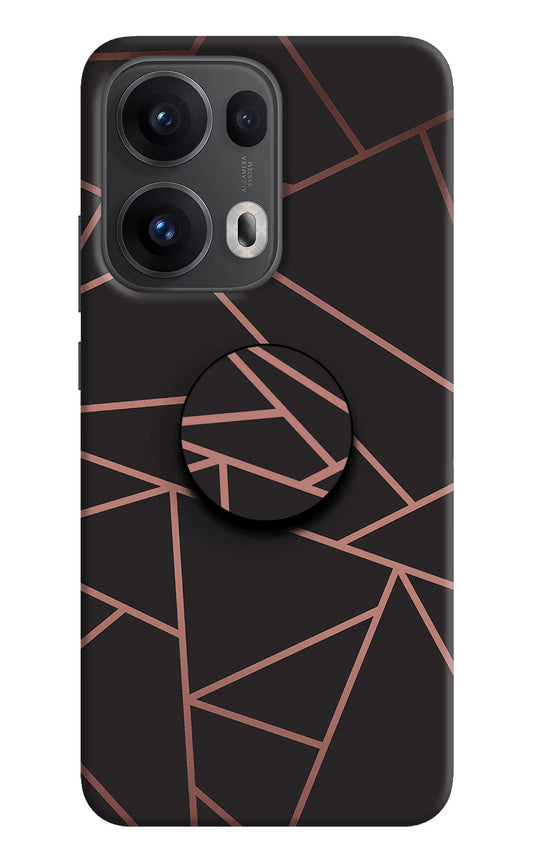 Geometric Pattern Oppo Reno13 Pro 5G Pop Case by Casekaro