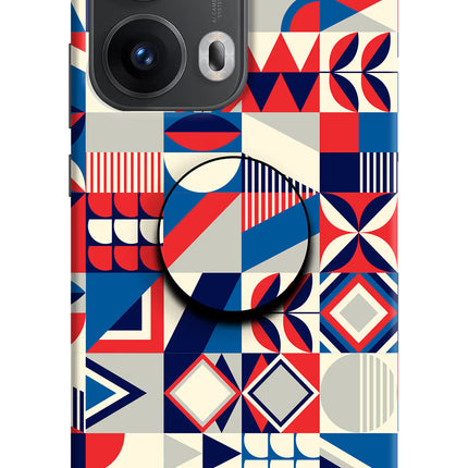 Colorful Pattern Oppo Reno13 Pro 5G Pop Case by Casekaro