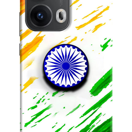 Indian Flag Ashoka Chakra Oppo Reno13 Pro 5G Pop Case by Casekaro