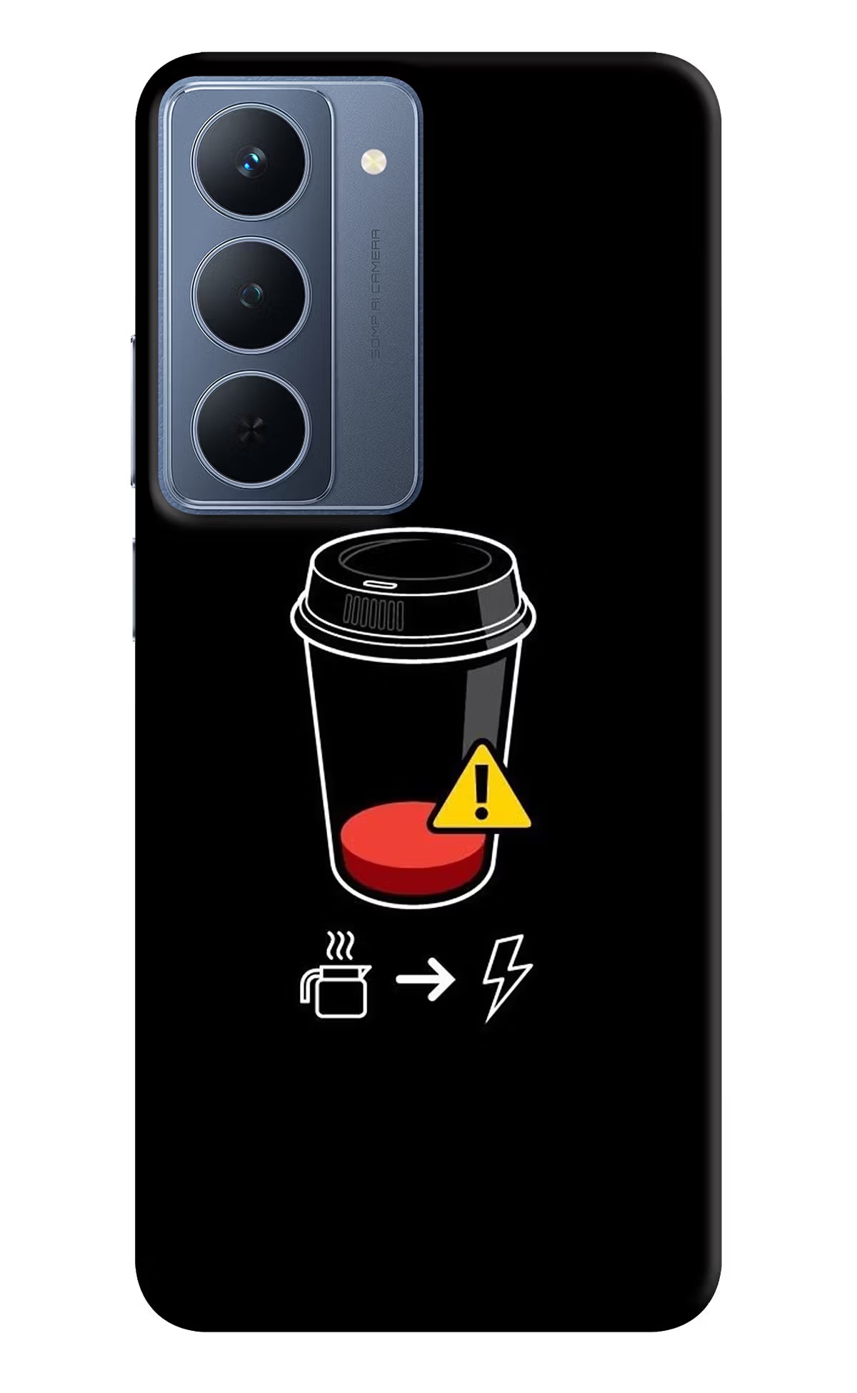 Coffee Realme P3x 5G Back Cover