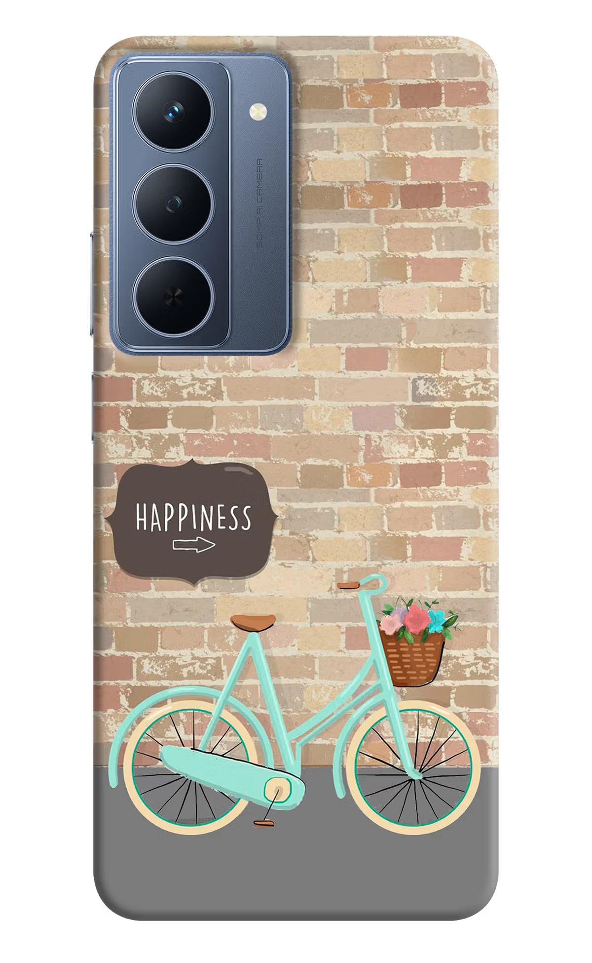 Happiness Artwork Realme P3x 5G Back Cover