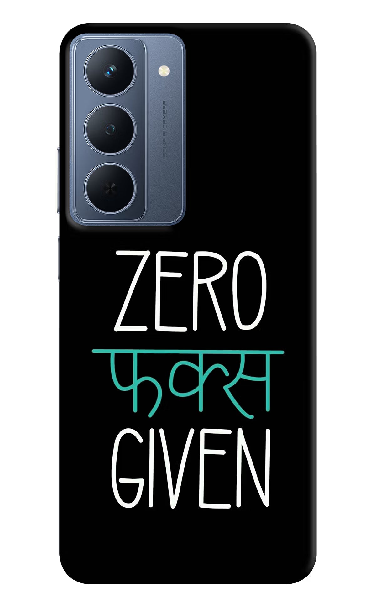 Zero Fucks Given Realme P3x 5G Back Cover