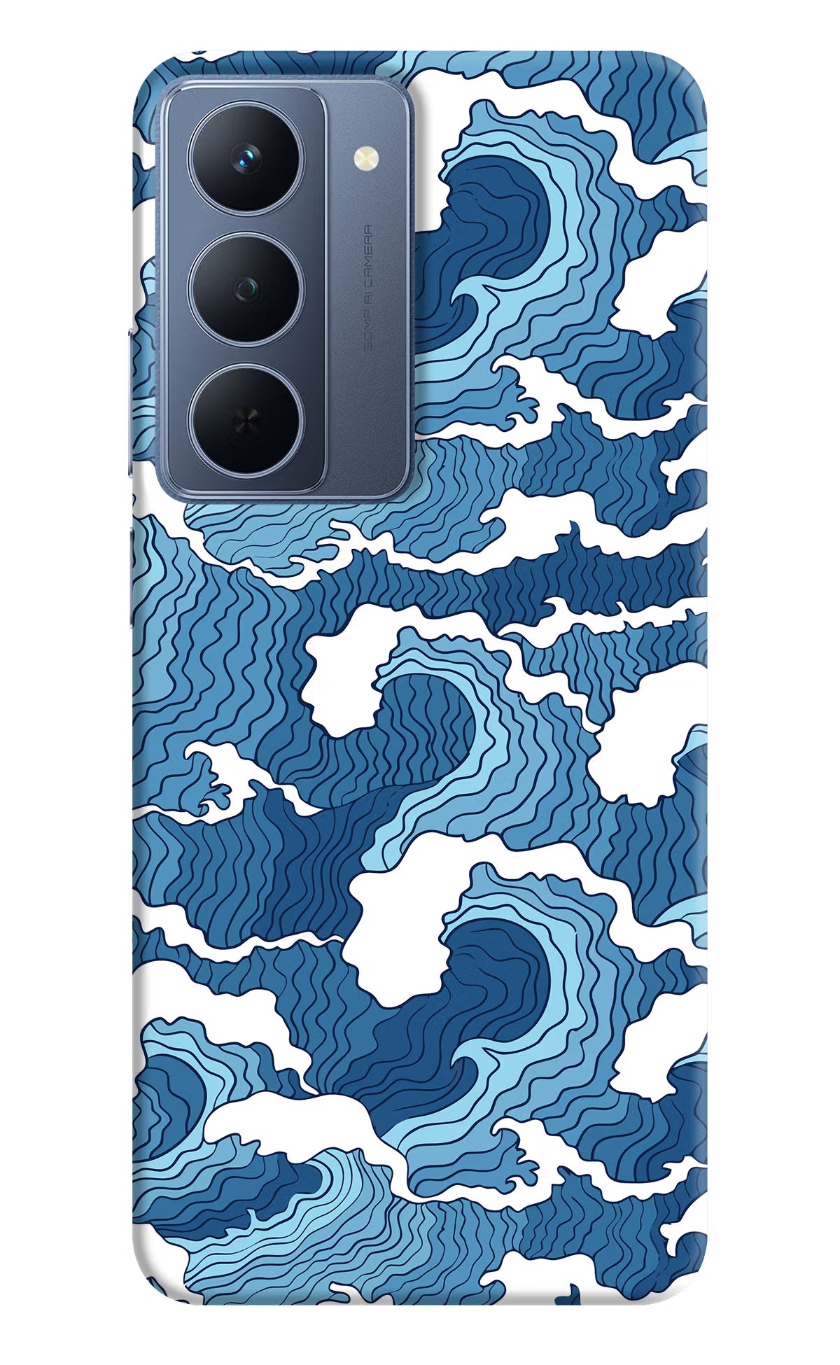 Blue Waves Realme P3x 5G Back Cover