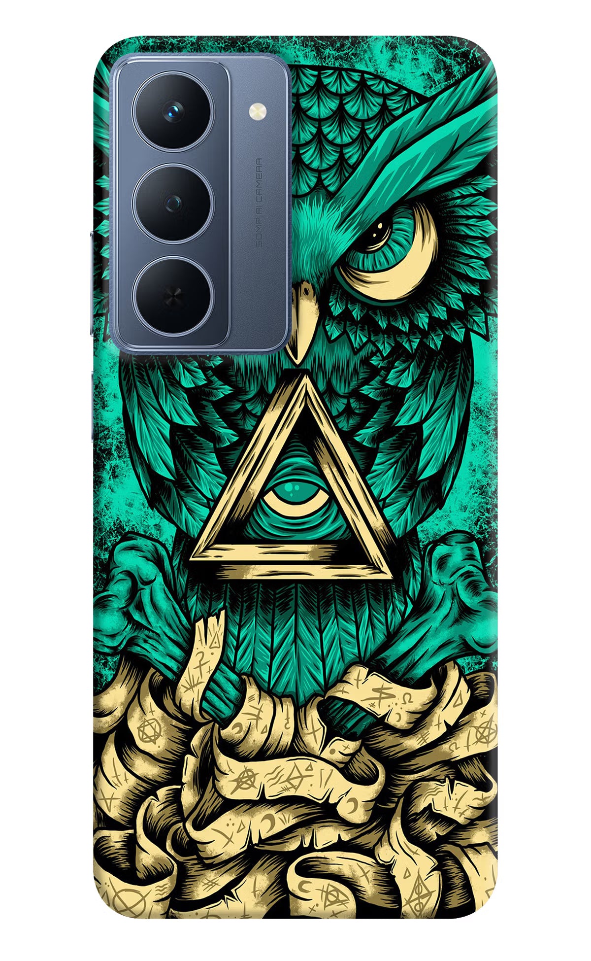 Green Owl Realme P3x 5G Back Cover