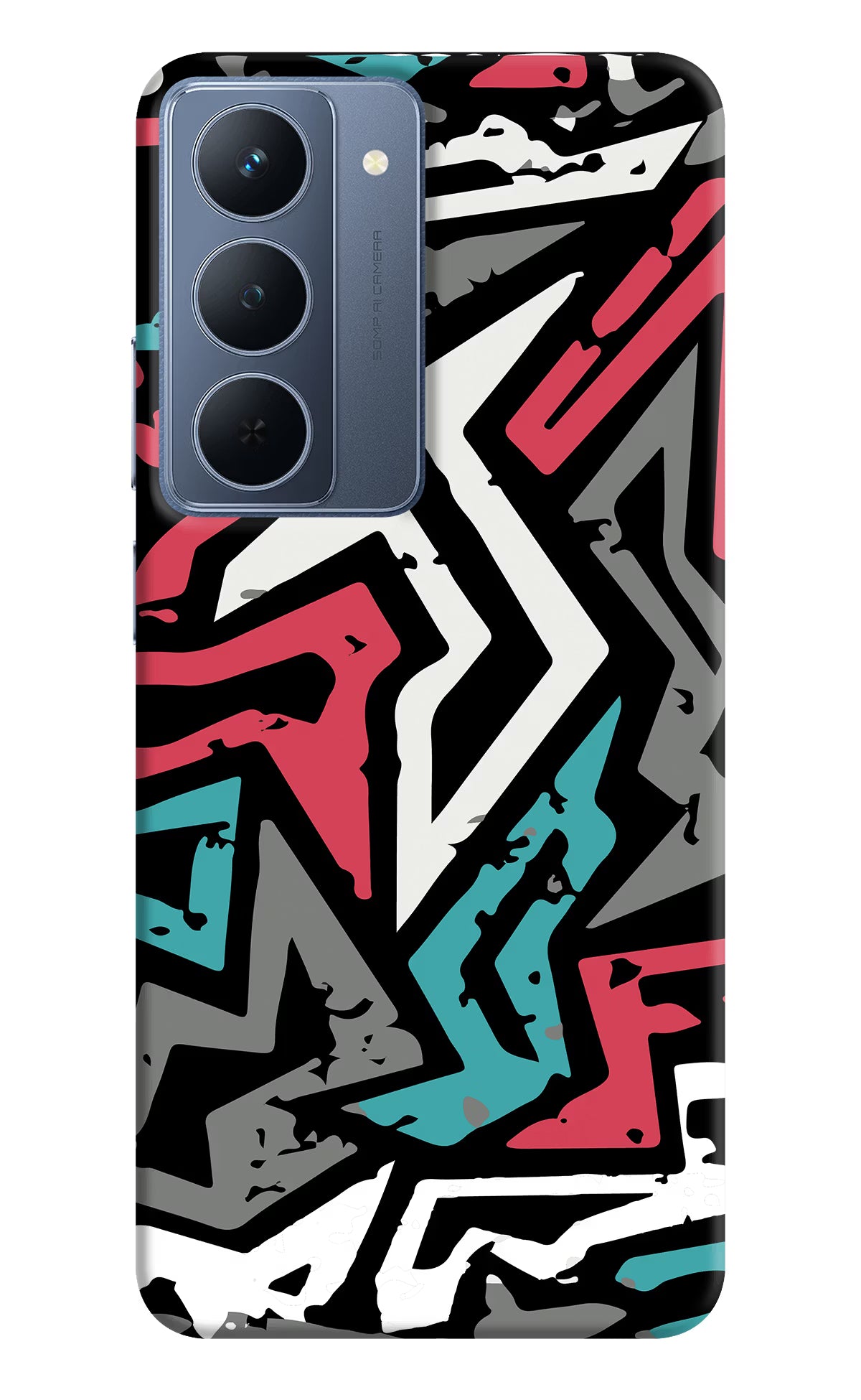 Geometric Graffiti Realme P3x 5G Back Cover