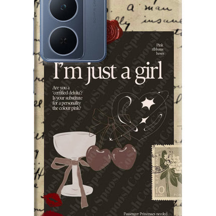I am just a girl Realme P3x 5G Back Cover