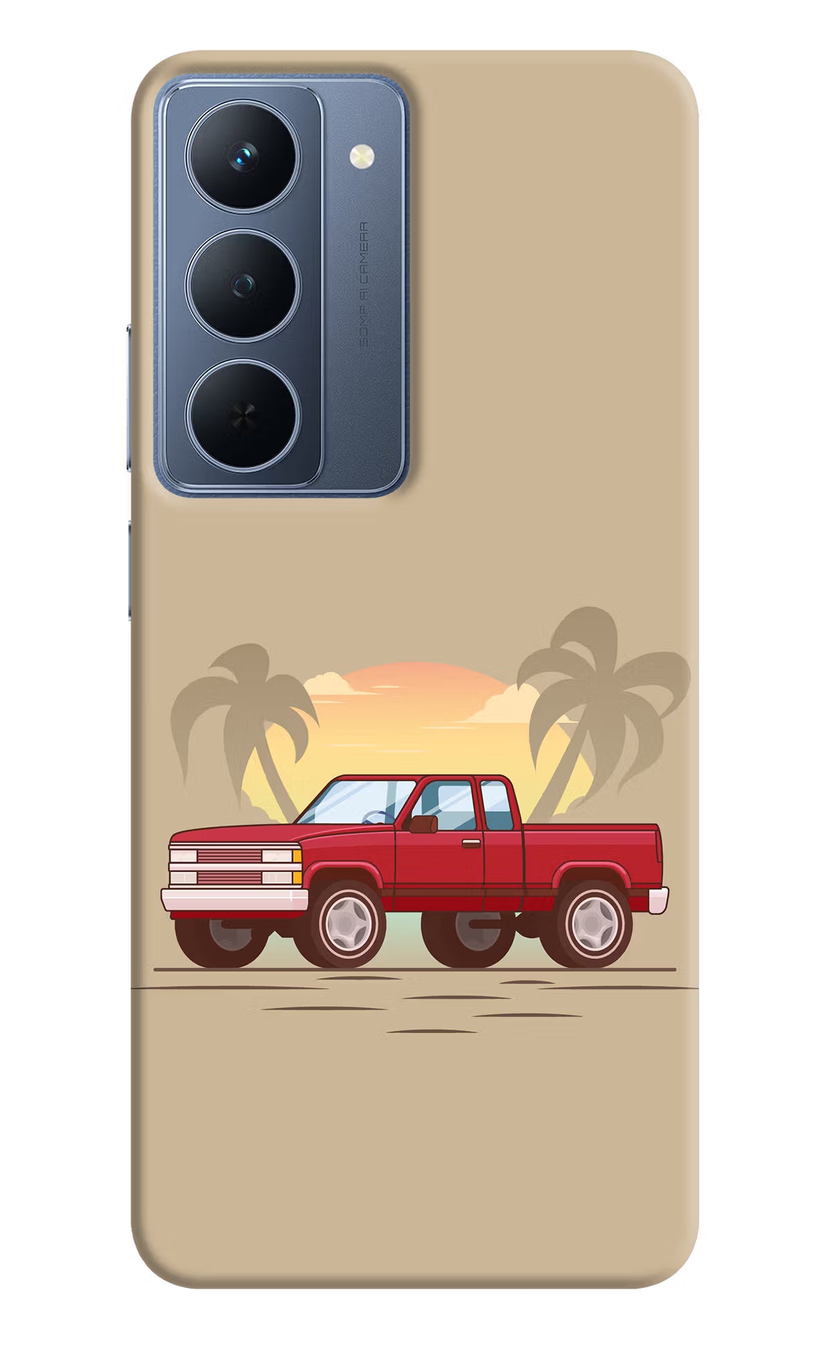 Desert Classic Drive Realme P3x 5G Back Cover