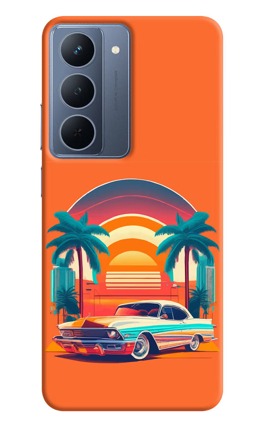 Palm Drive 80s Realme P3x 5G Back Cover