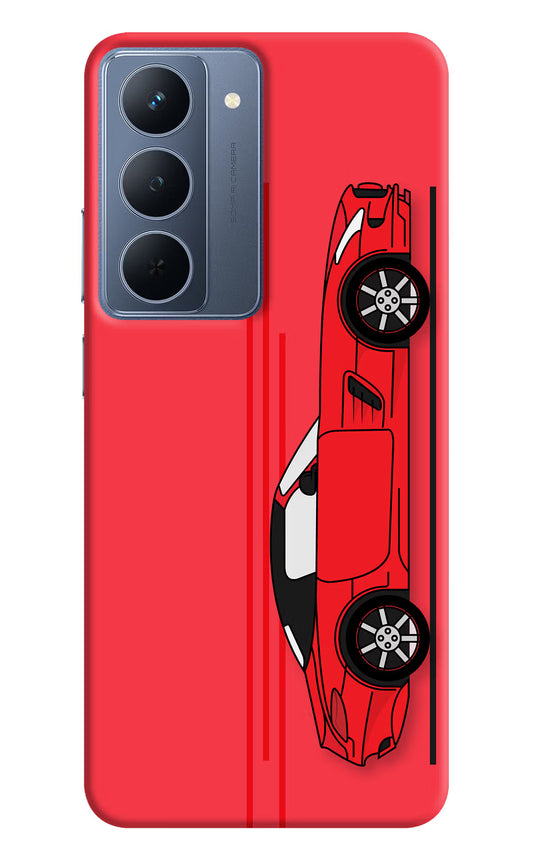 Red Velocity Realme P3x 5G Back Cover