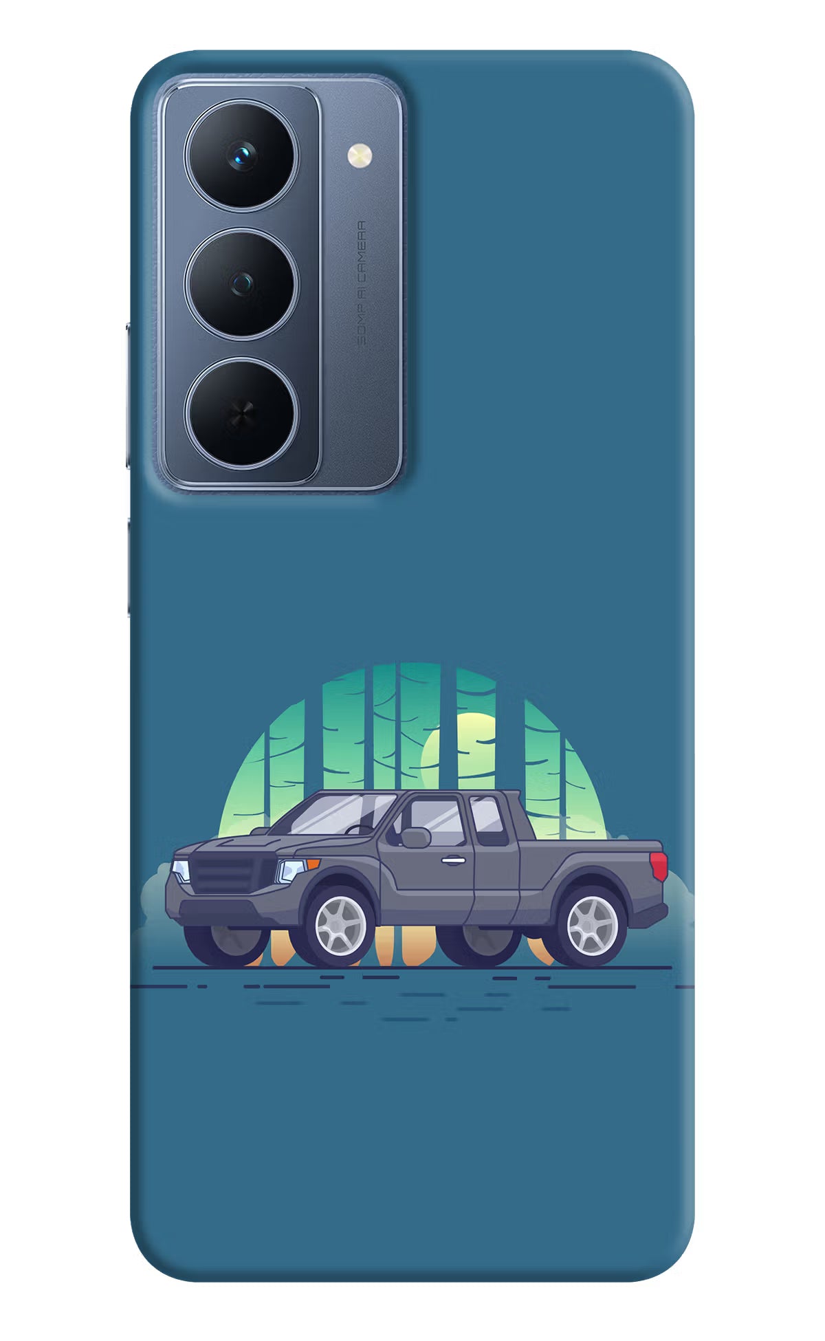 Retro Garage Vibe Realme P3x 5G Back Cover