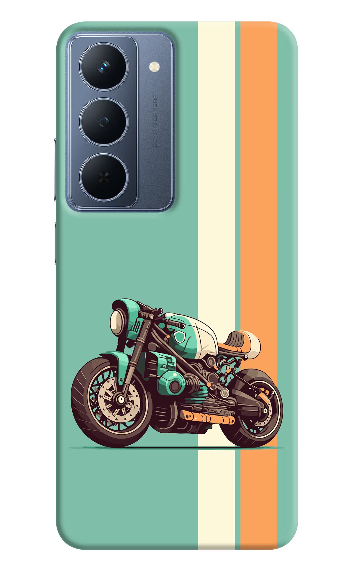 Striped Moto Drift Realme P3x 5G Back Cover
