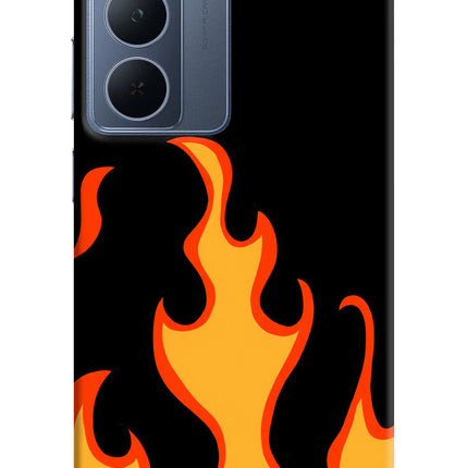 Fired Up – Black Realme P3x 5G Hard Case Back Cover by Casekaro