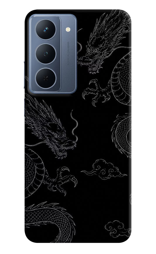 Twin Dragons Realme P3x 5G Hard Case Back Cover by Casekaro