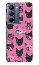 Pink Cats Realme P3x 5G Hard Case Back Cover by Casekaro