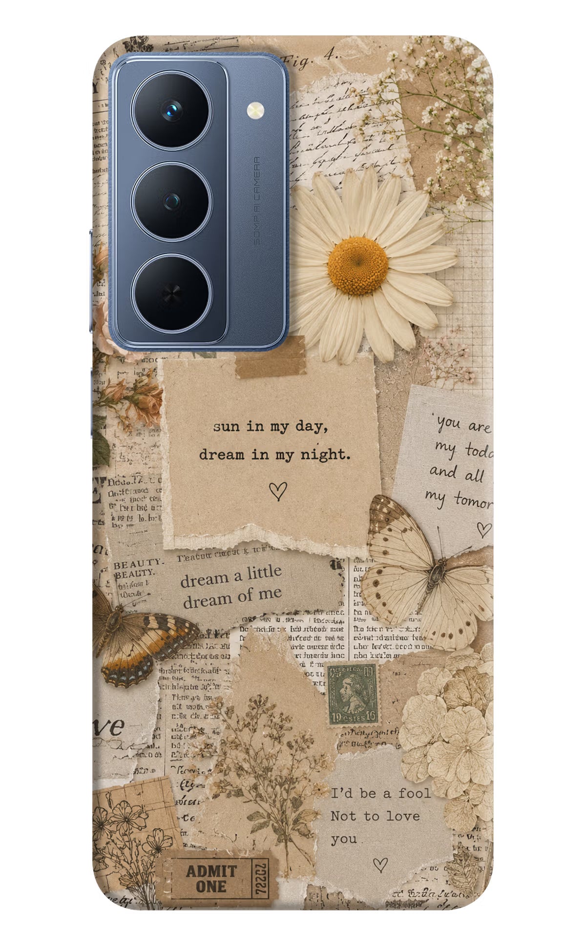 Vintage case Realme P3x 5G Back Cover