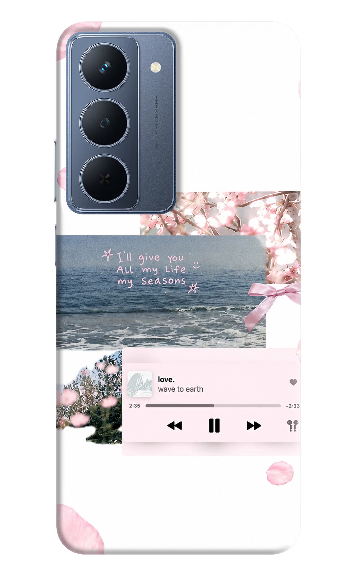 Wave to earth Realme P3x 5G Back Cover