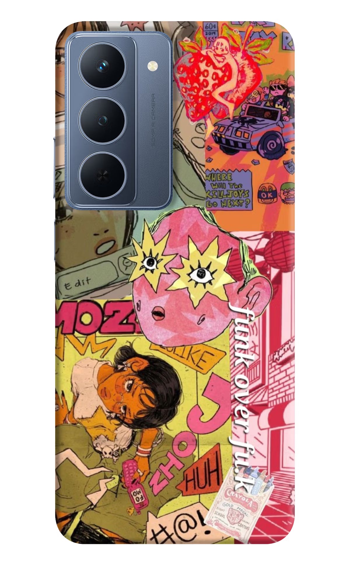 Funkover Realme P3x 5G Back Cover