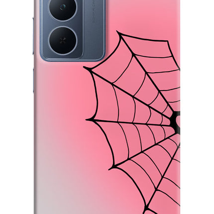 Pink Web Realme P3x 5G Hard Case Back Cover by Casekaro