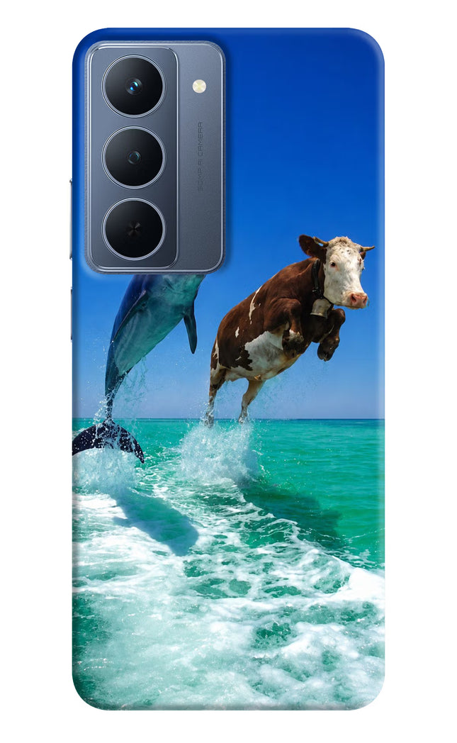 Dolphin vs Cow Realme P3x 5G Hard Case Back Cover by Casekaro