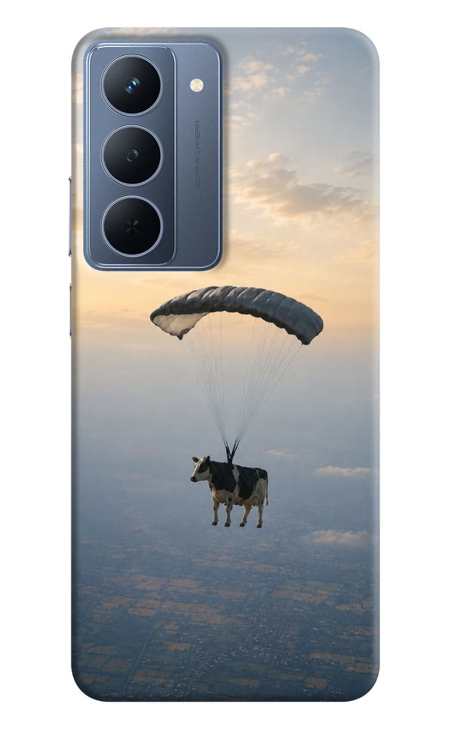 Skydiving Cow Realme P3x 5G Hard Case Back Cover by Casekaro