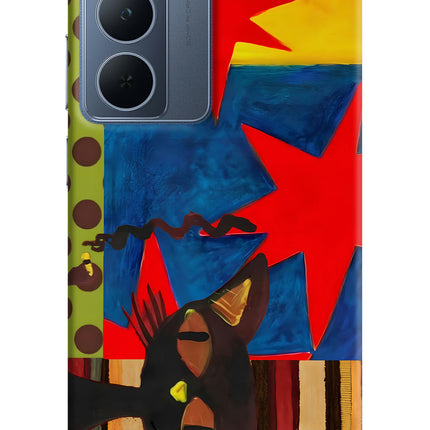Pop Cat Realme P3x 5G Hard Case Back Cover by Casekaro