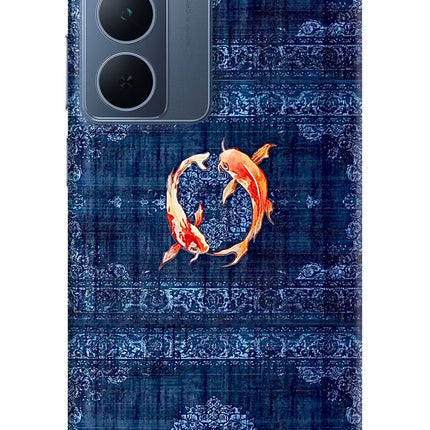 Koi Blue Realme P3x 5G Hard Case Back Cover by Casekaro