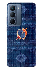 Koi Blue Realme P3x 5G Hard Case Back Cover by Casekaro