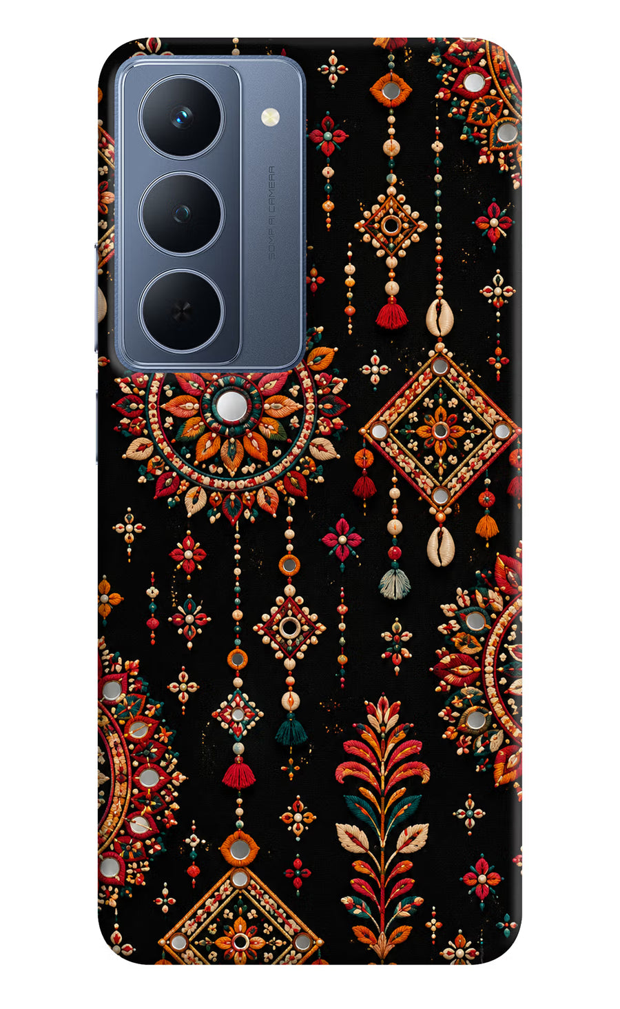 Boho Noir Realme P3x 5G Back Cover, Hard case